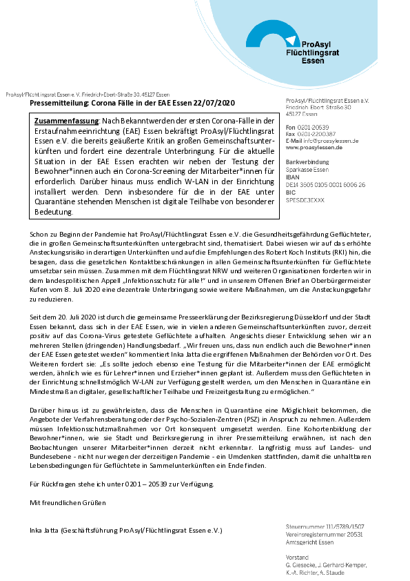 Pressemitteilung: Coronafälle (PDF-Dokument)